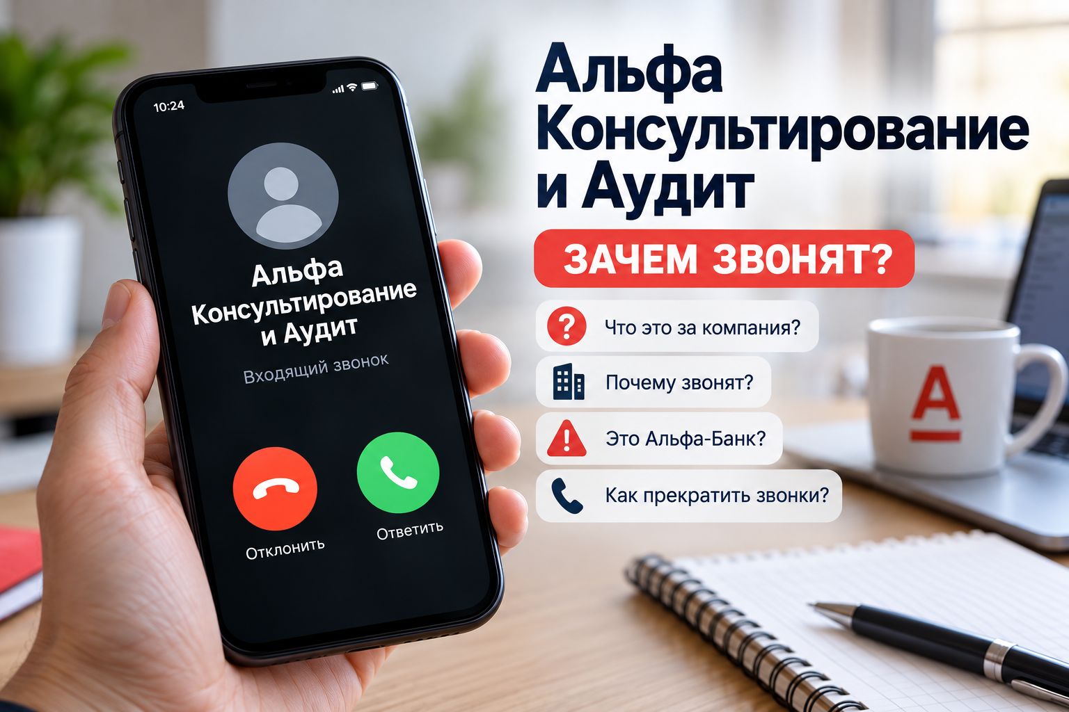 Альфа Консультирование и Аудит — кто звонит и почему