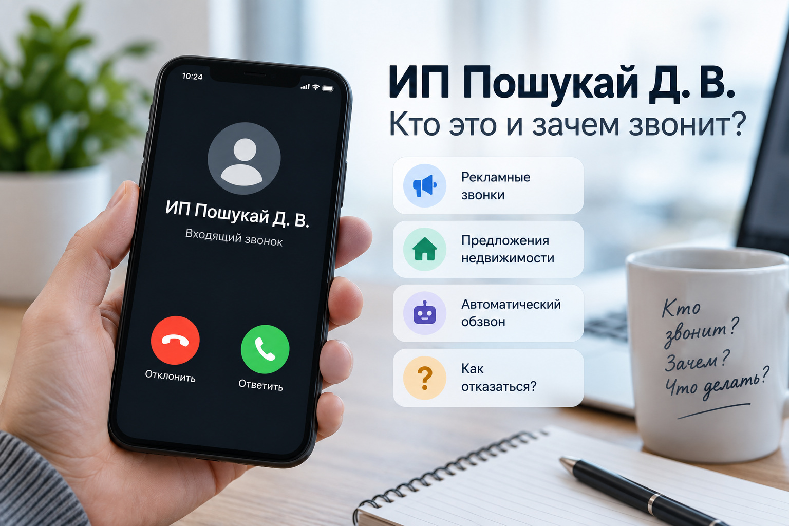 ИП Пошукай Д. В. кто это и зачем звонит